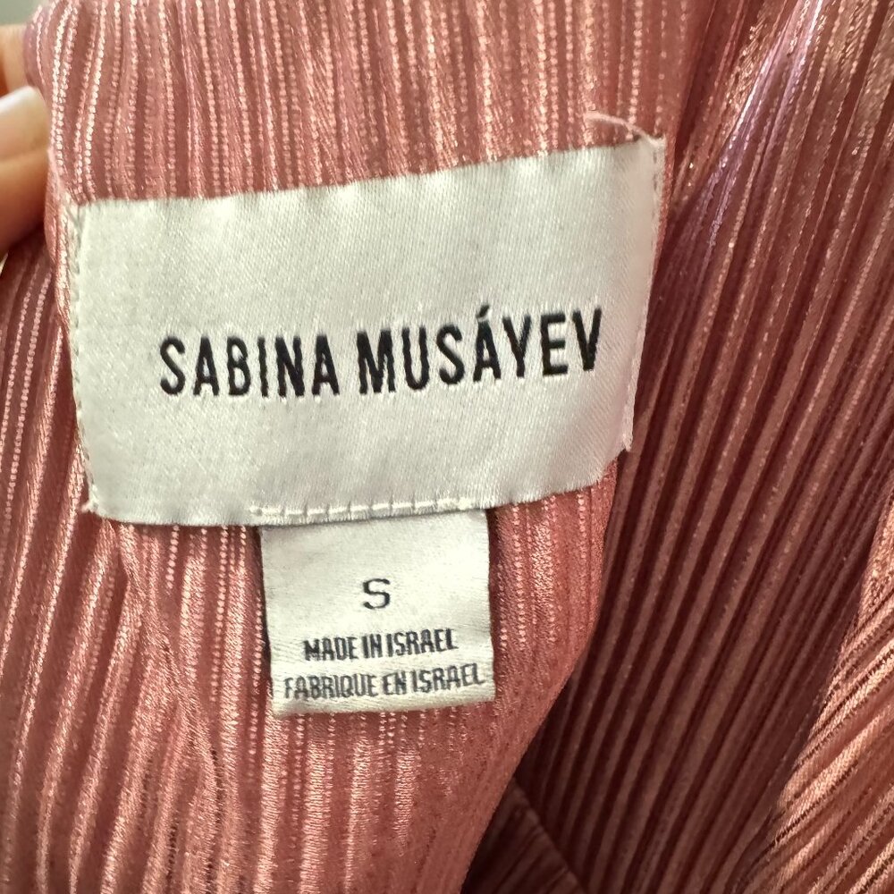 Sabina Musayev Antique Rose Rachel Dress Size Small - Picture 5 of 6